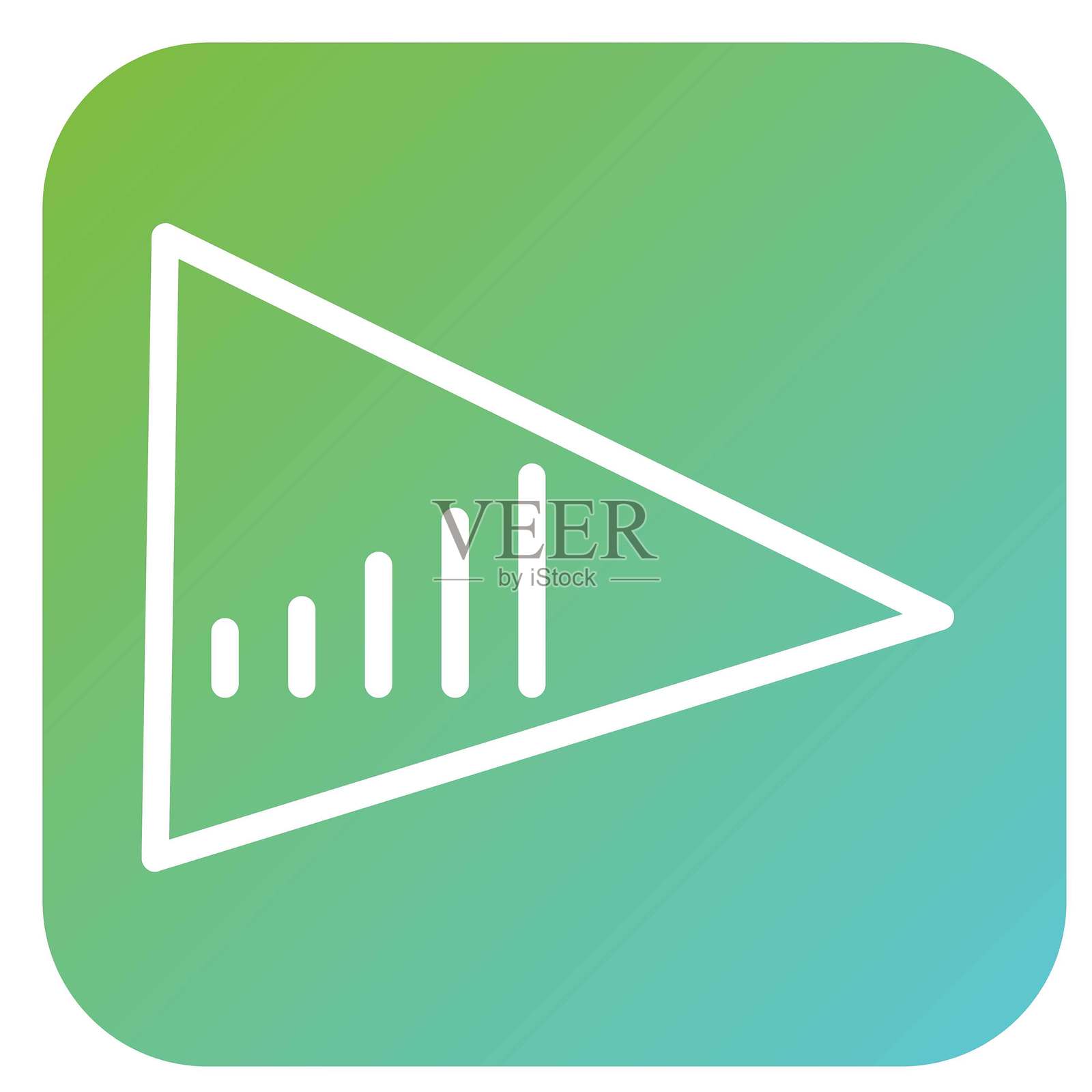 对称三角形矢量设计图标风格插画图片素材