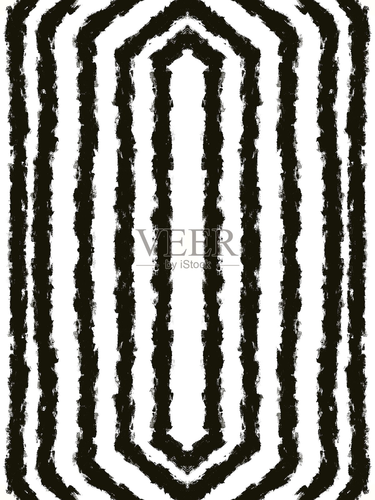 抽象的黑白图案插画图片素材