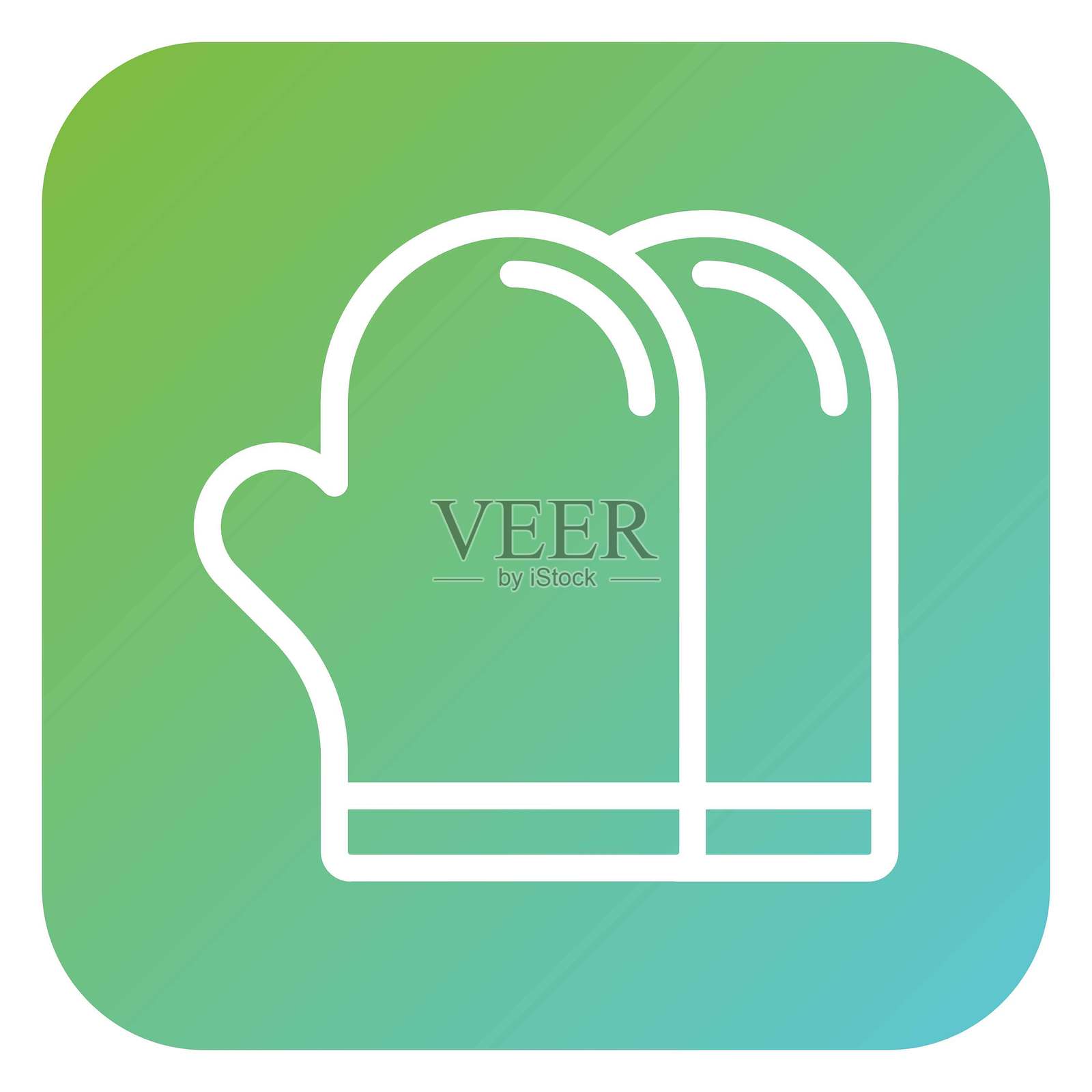 矢量设计 烹饪手套 矢量设计 图标风格插画图片素材