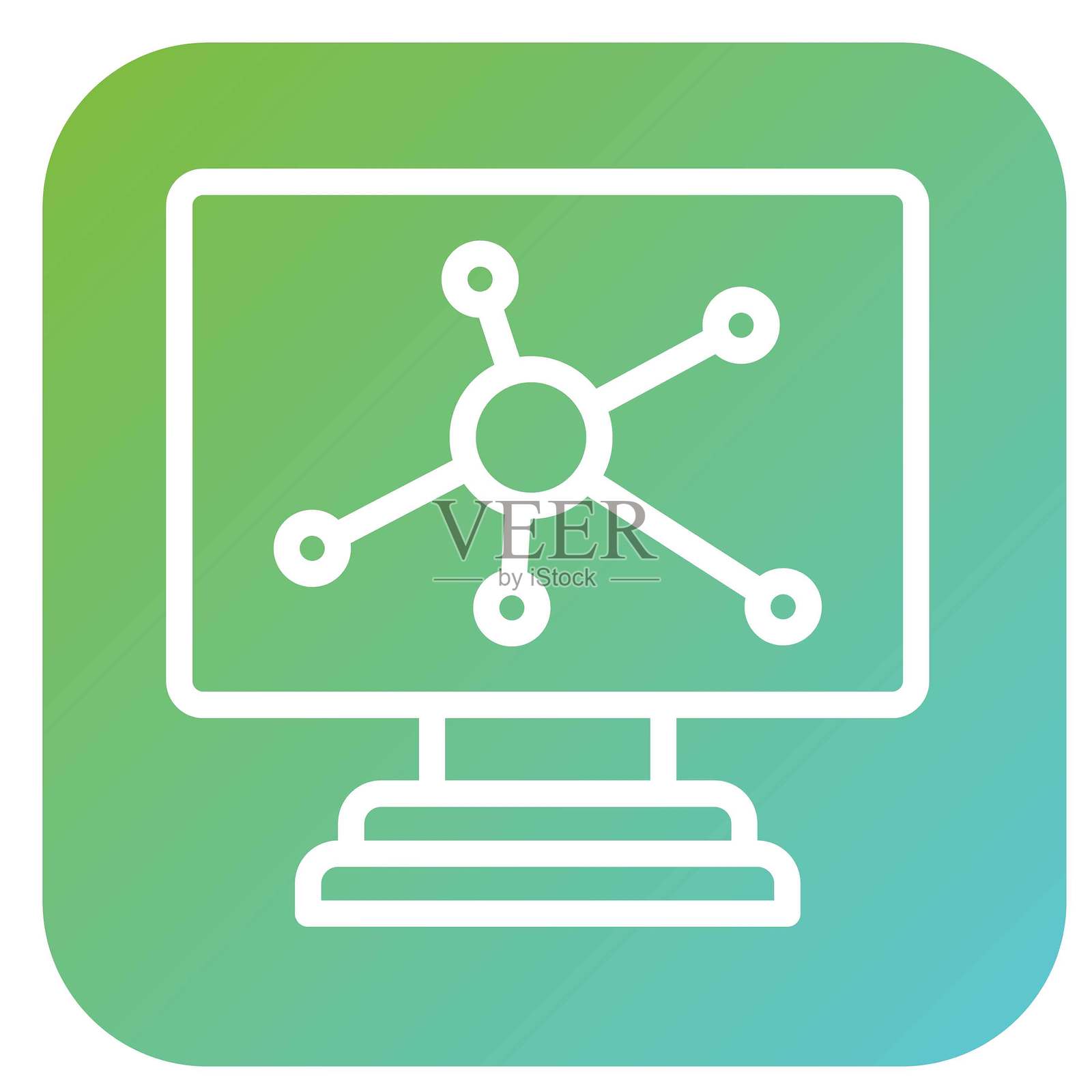 矢量网络图设计矢量图标风格插画图片素材