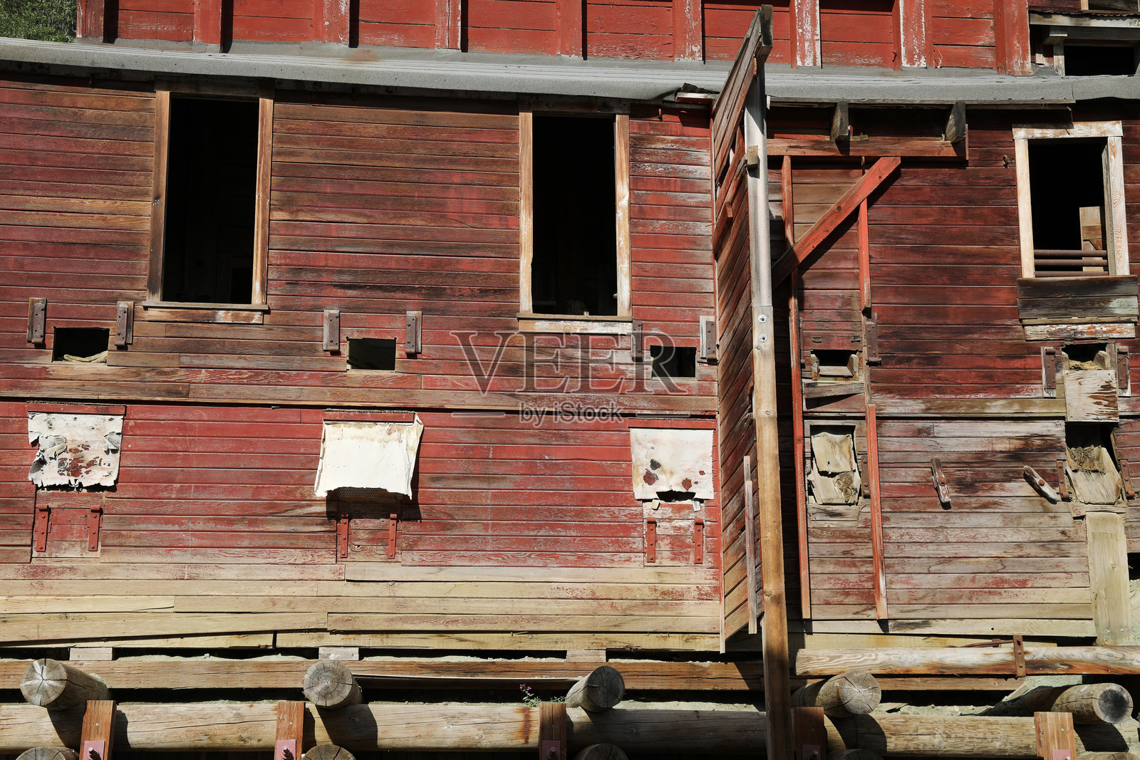 肯尼科特铜矿的历史建筑照片摄影图片