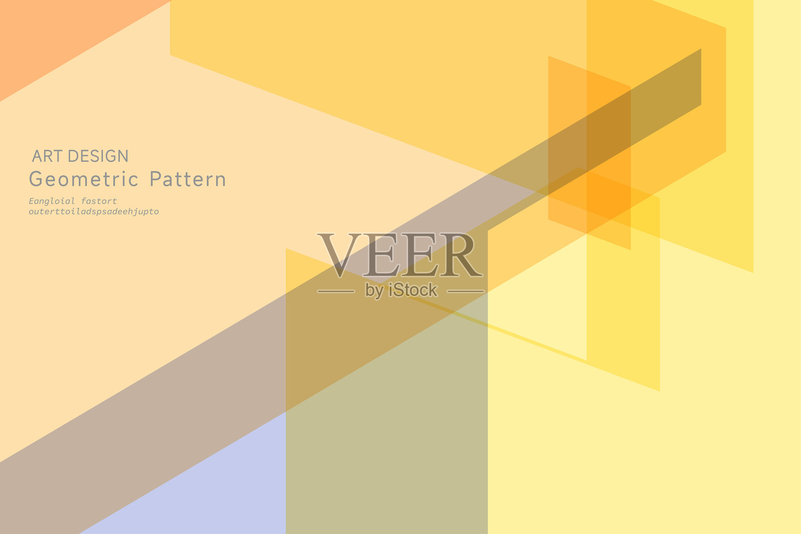 抽象彩色透明极简几何设计素材背景插画图片素材