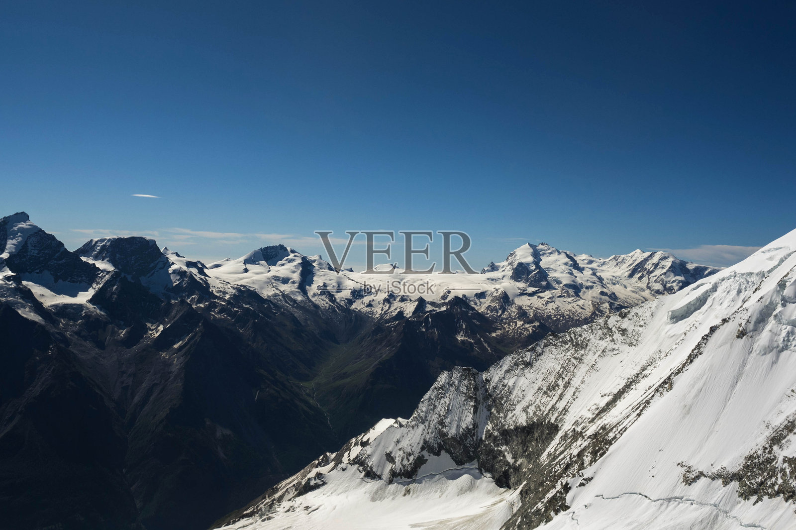 夏季比什峰顶的风景照片摄影图片