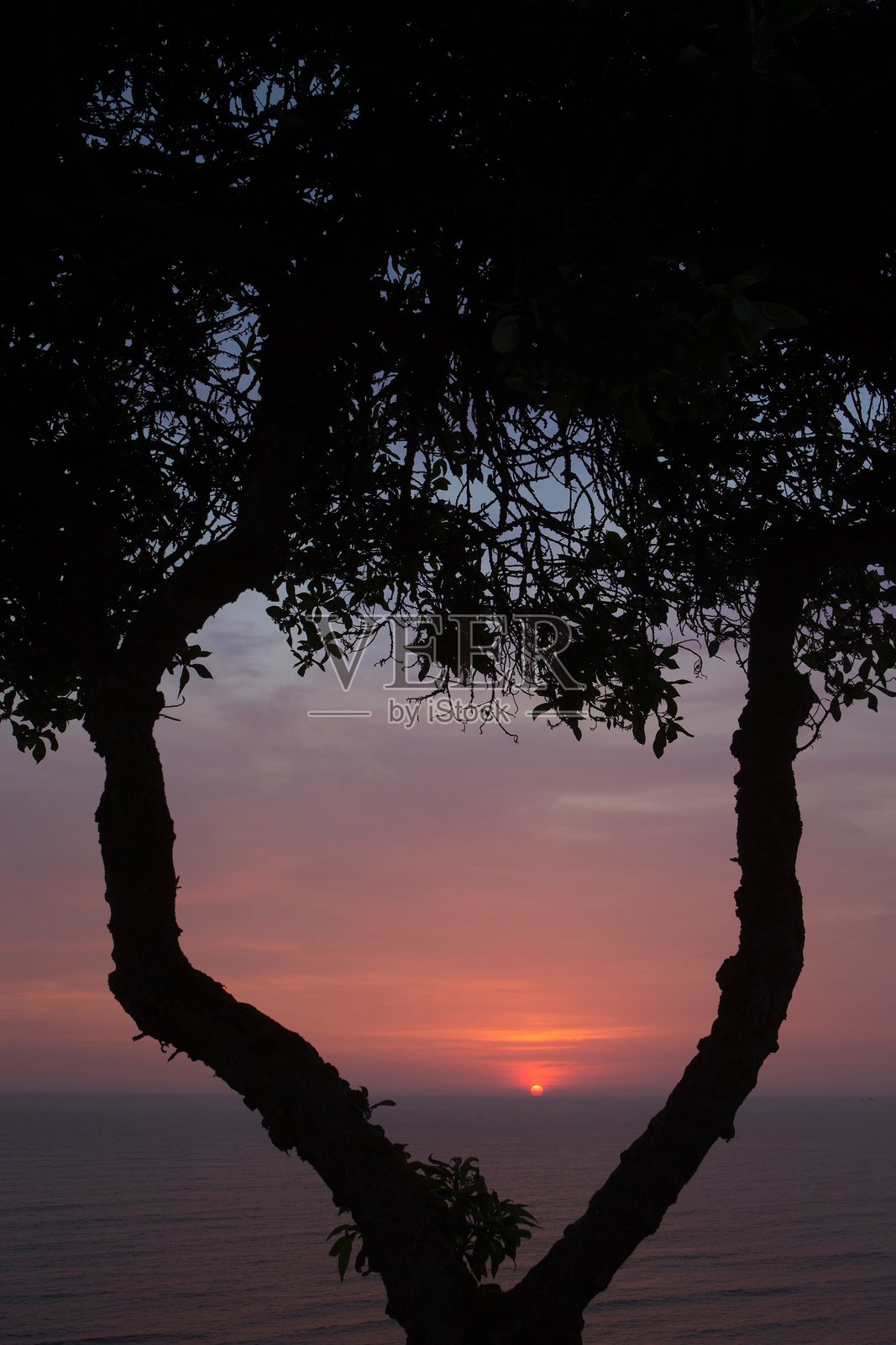 秘鲁利马米拉弗洛雷斯日落照片摄影图片