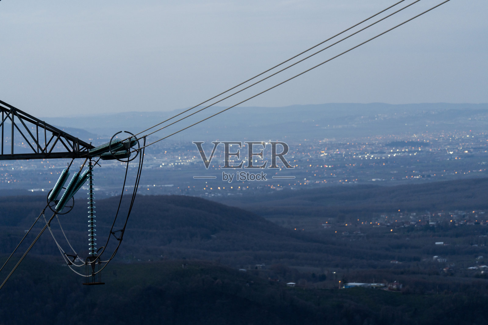 高压电缆塔细节图照片摄影图片