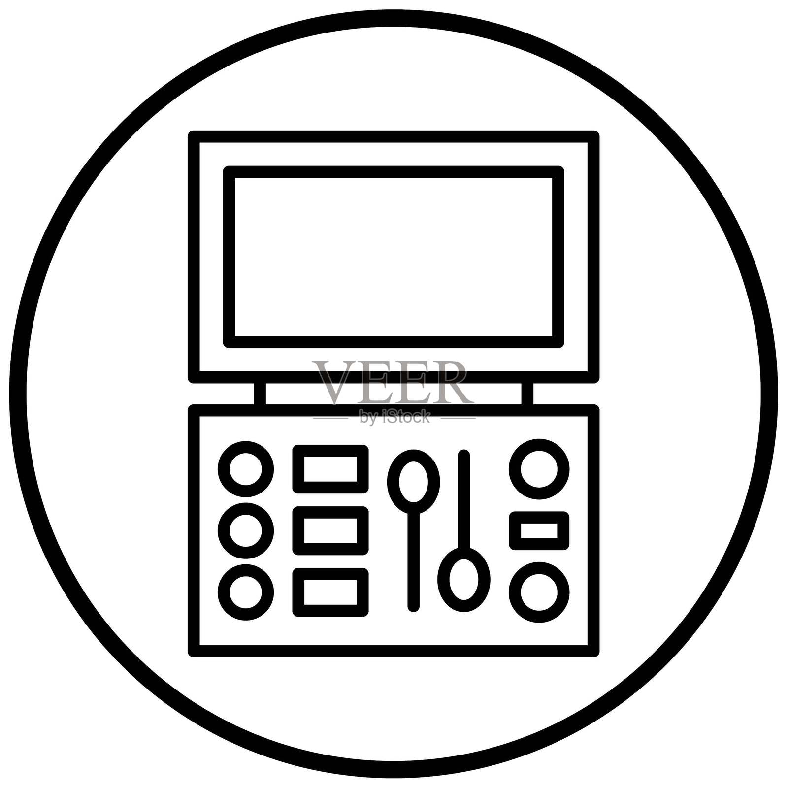 矢量设计化妆品调色板图标风格插画图片素材