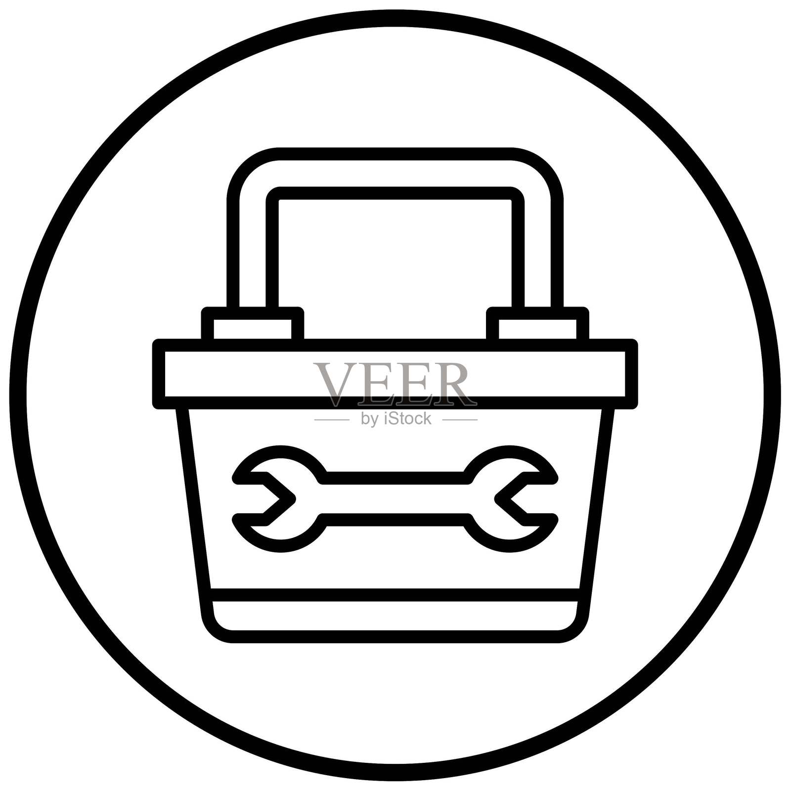 矢量设计工具箱图标风格插画图片素材