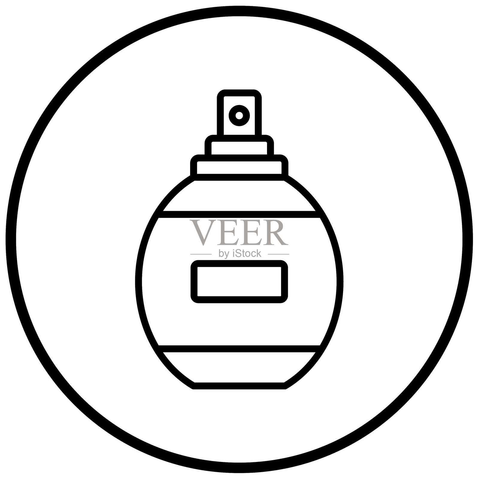 矢量设计香水图标风格插画图片素材