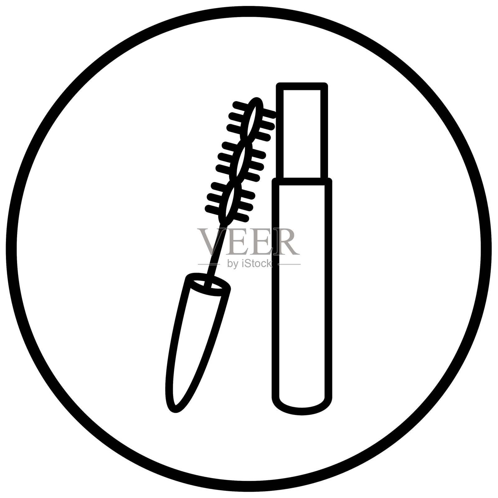 矢量卷曲图标风格插画图片素材