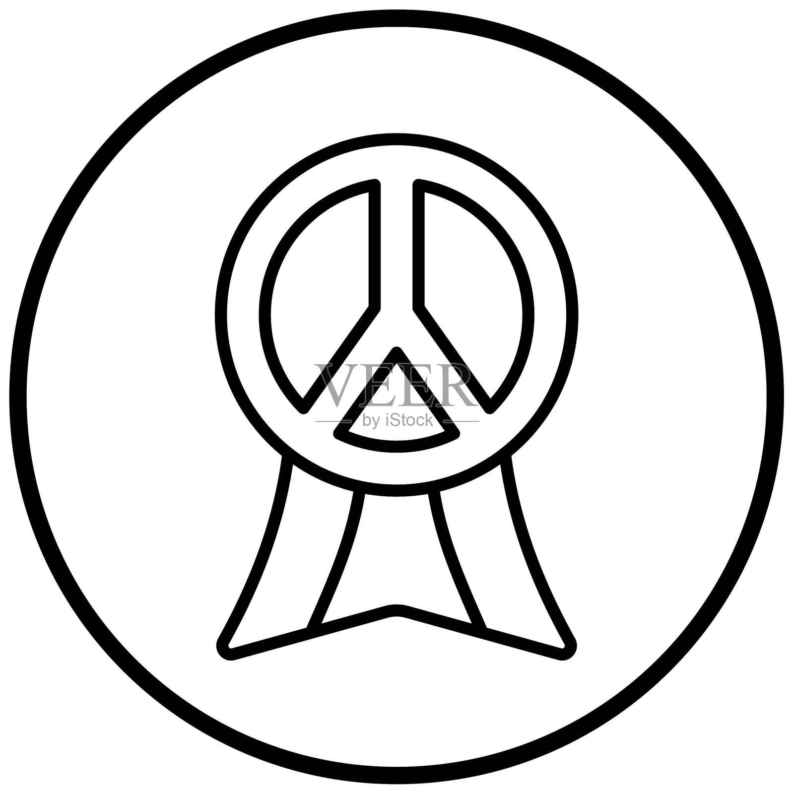 矢量徽章图标风格插画图片素材