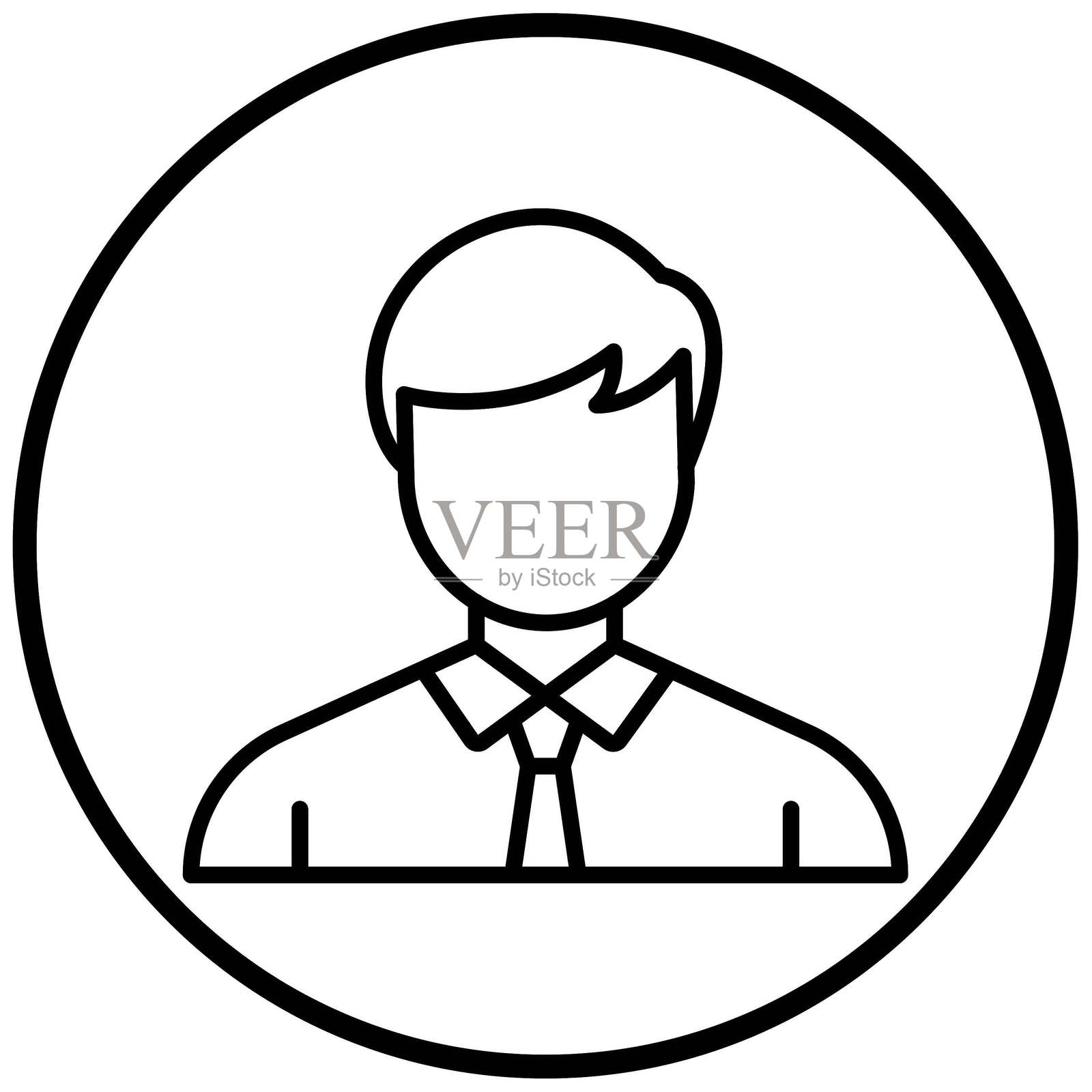 矢量图 商务人士 图标 风格插画图片素材