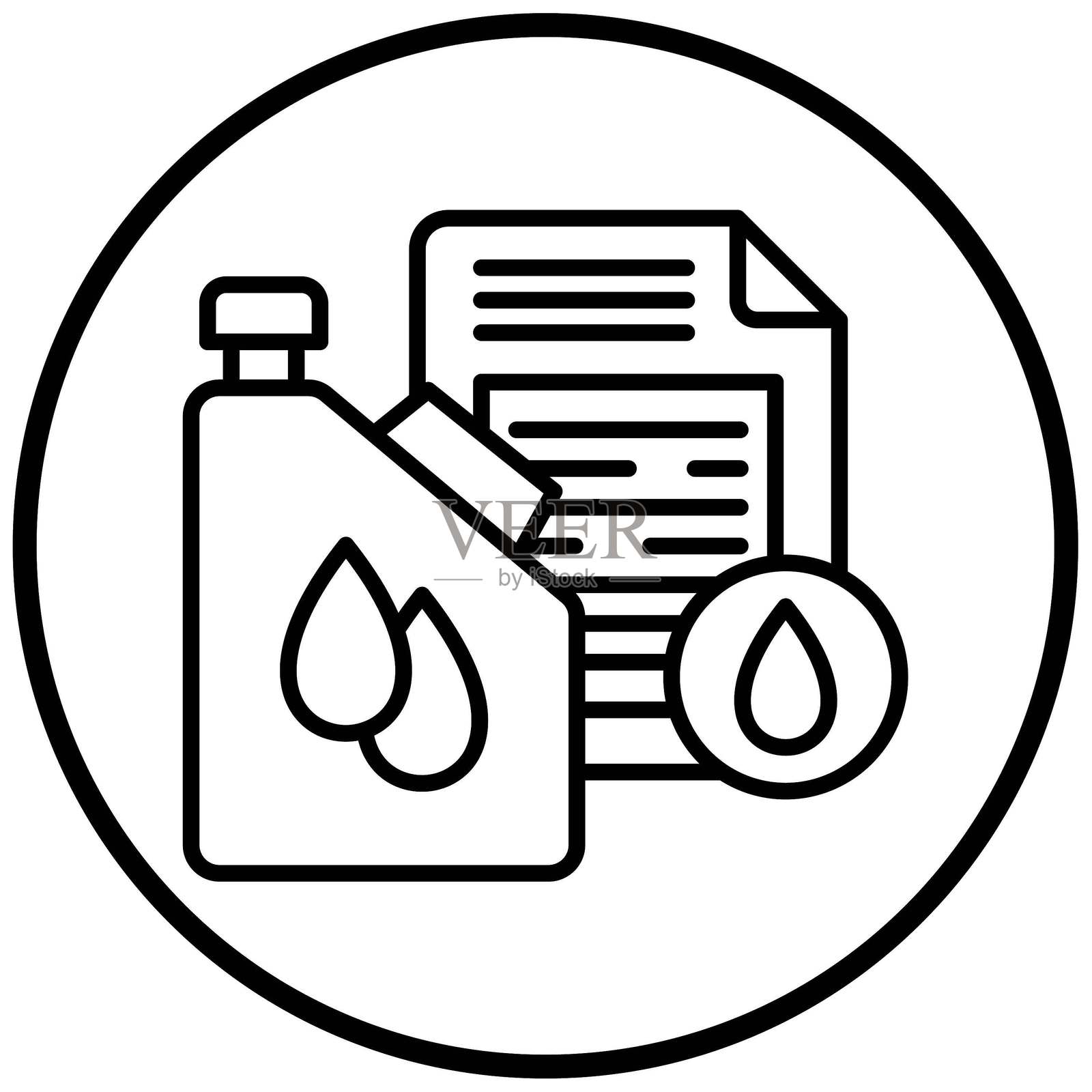 矢量图 疫情数据报告图标风格插画图片素材