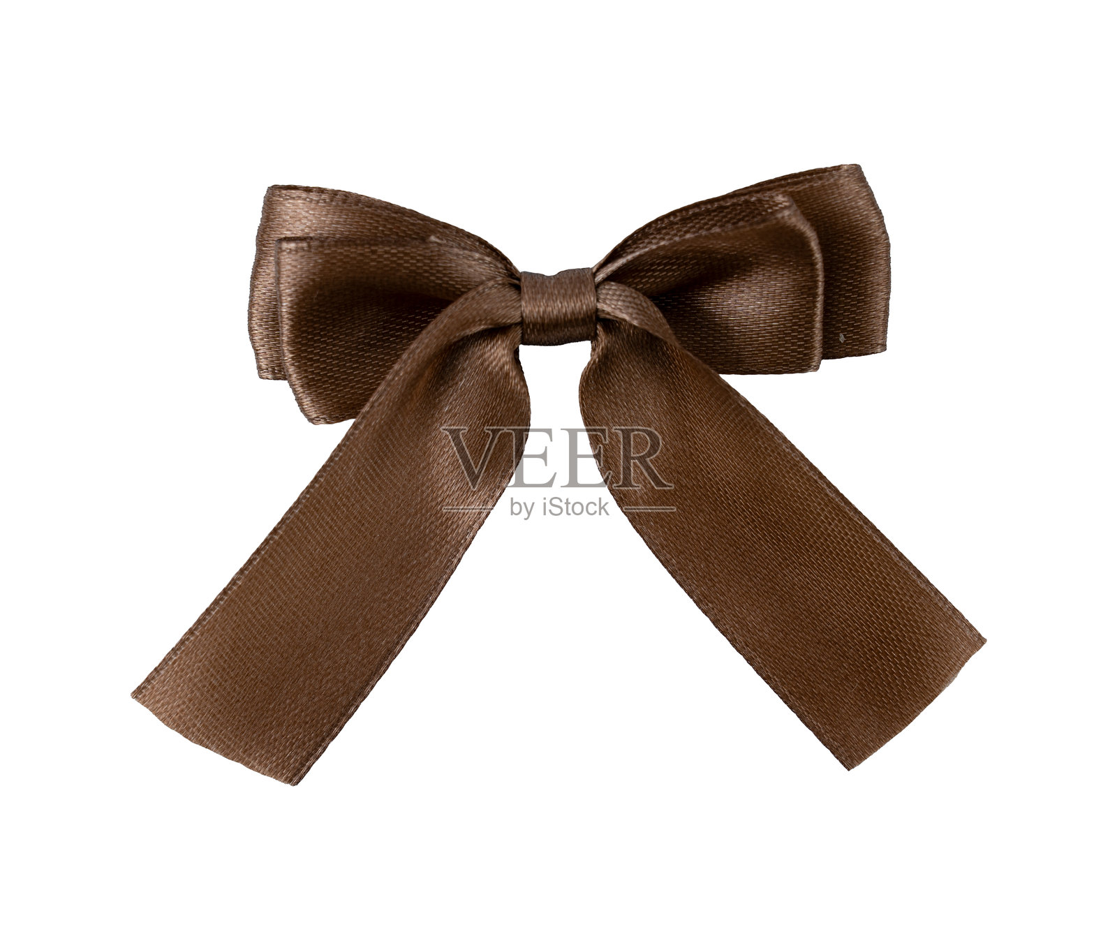 棕色奢华节日礼物丝带蝴蝶结照片摄影图片