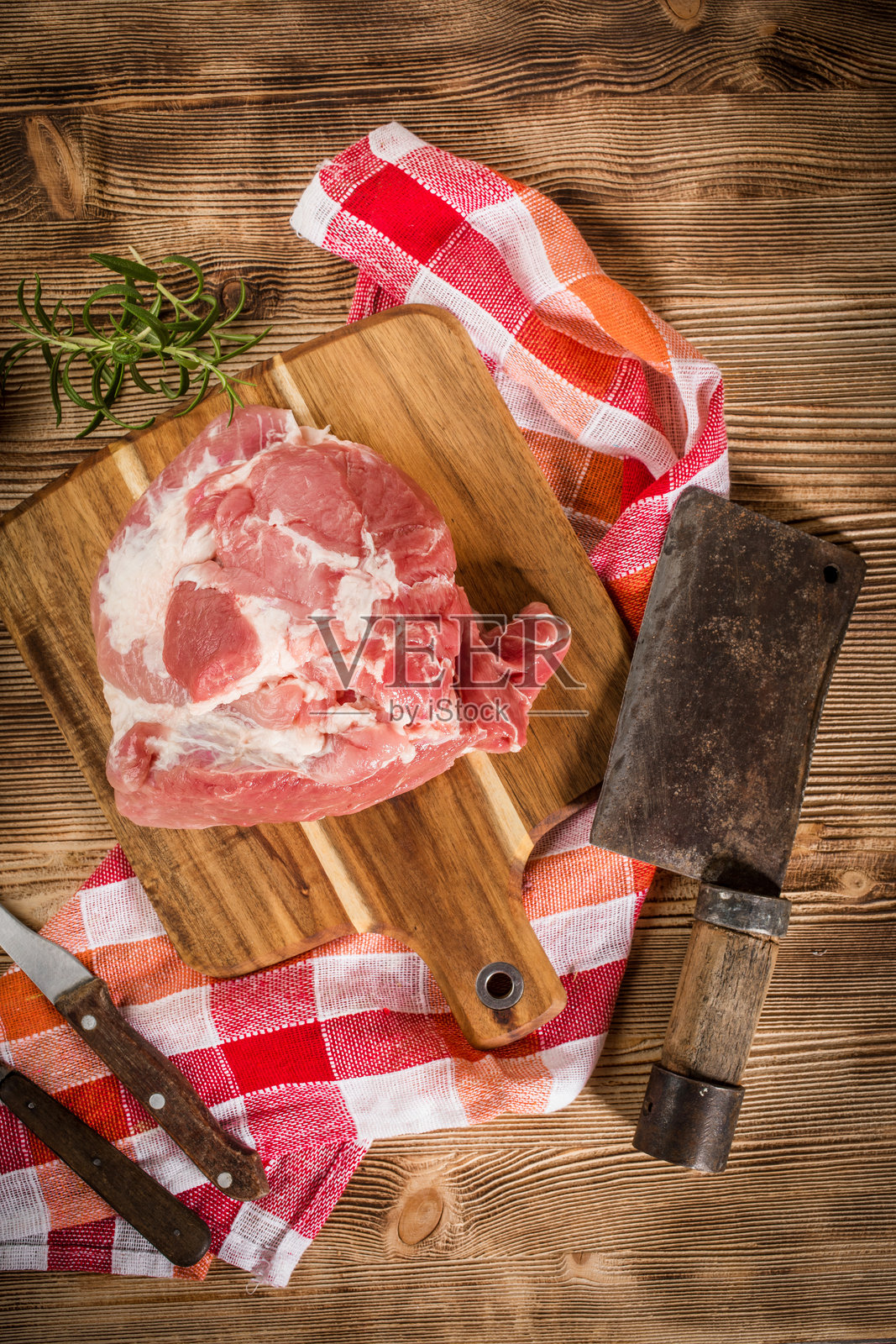 生猪肩肉照片摄影图片