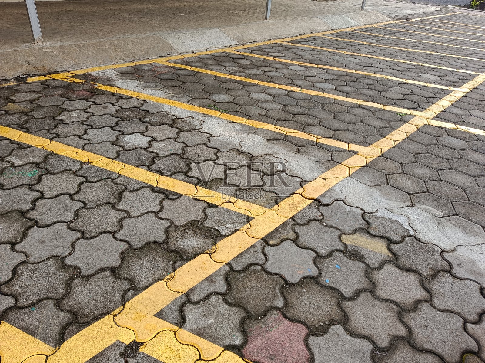 停车线照片摄影图片