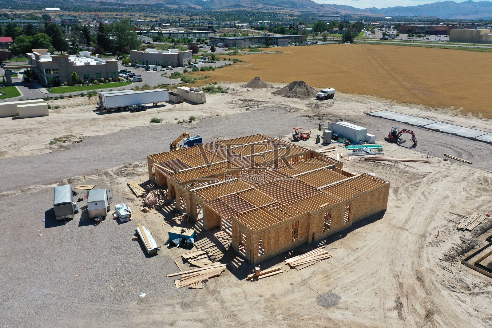 高清无人机图像照片摄影图片