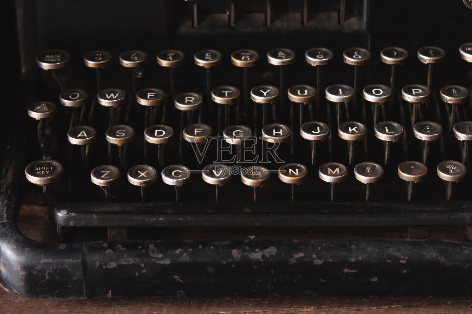 老式打字机:一窥写作历史照片摄影图片