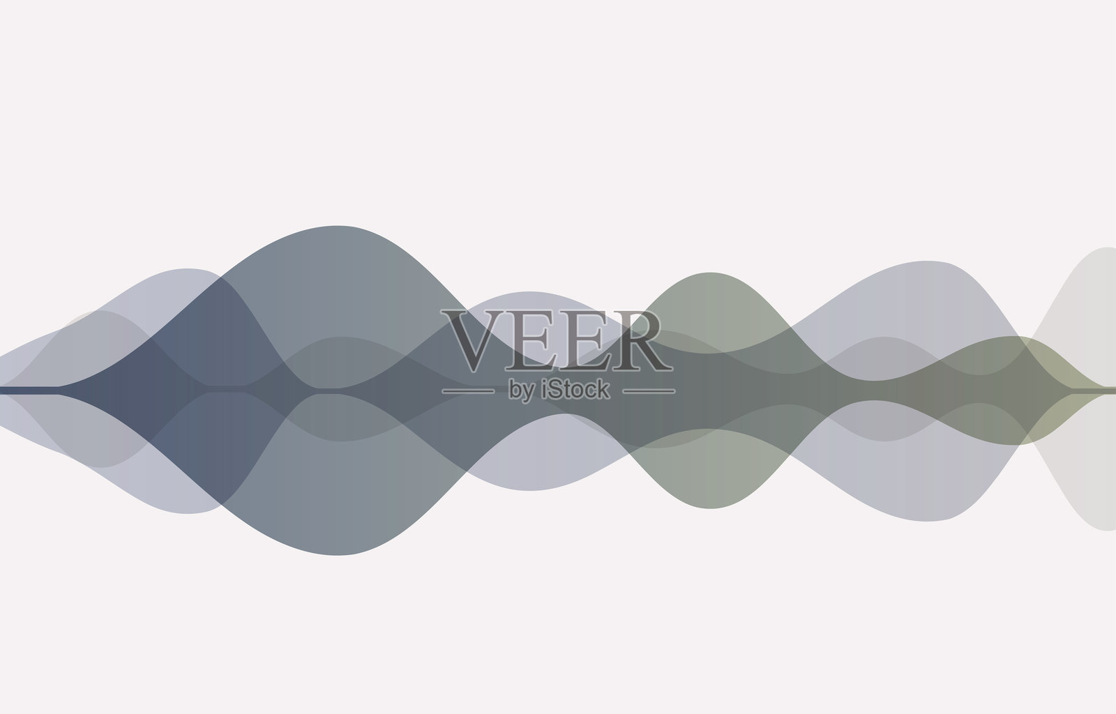 抽象多彩动态声波图案设计素材背景插画图片素材