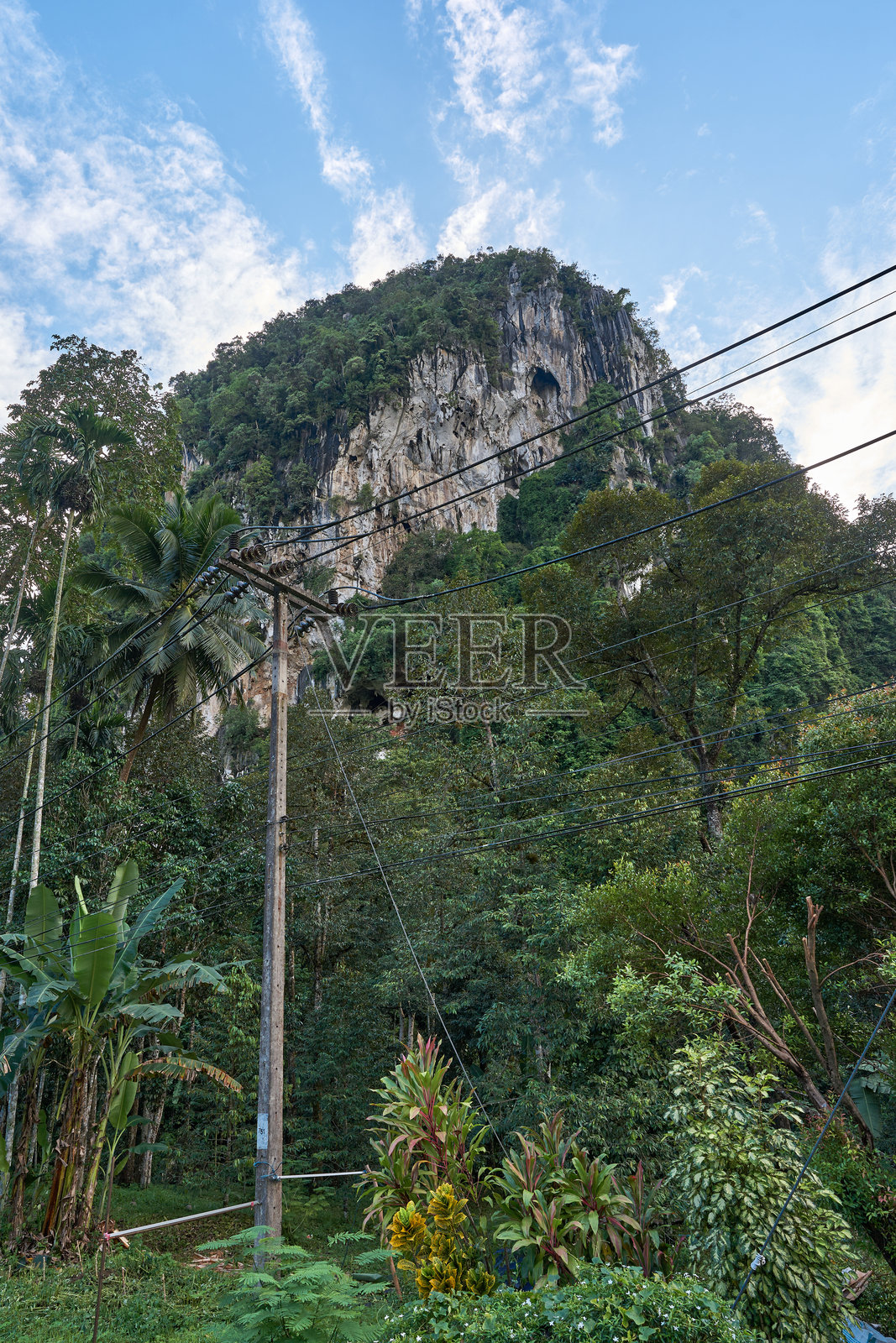 泰国南部石灰岩照片摄影图片