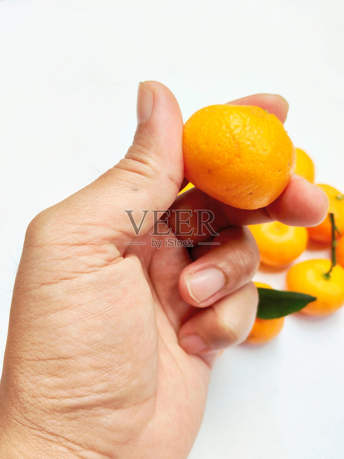 新鲜小橘子,适合健康零食照片摄影图片