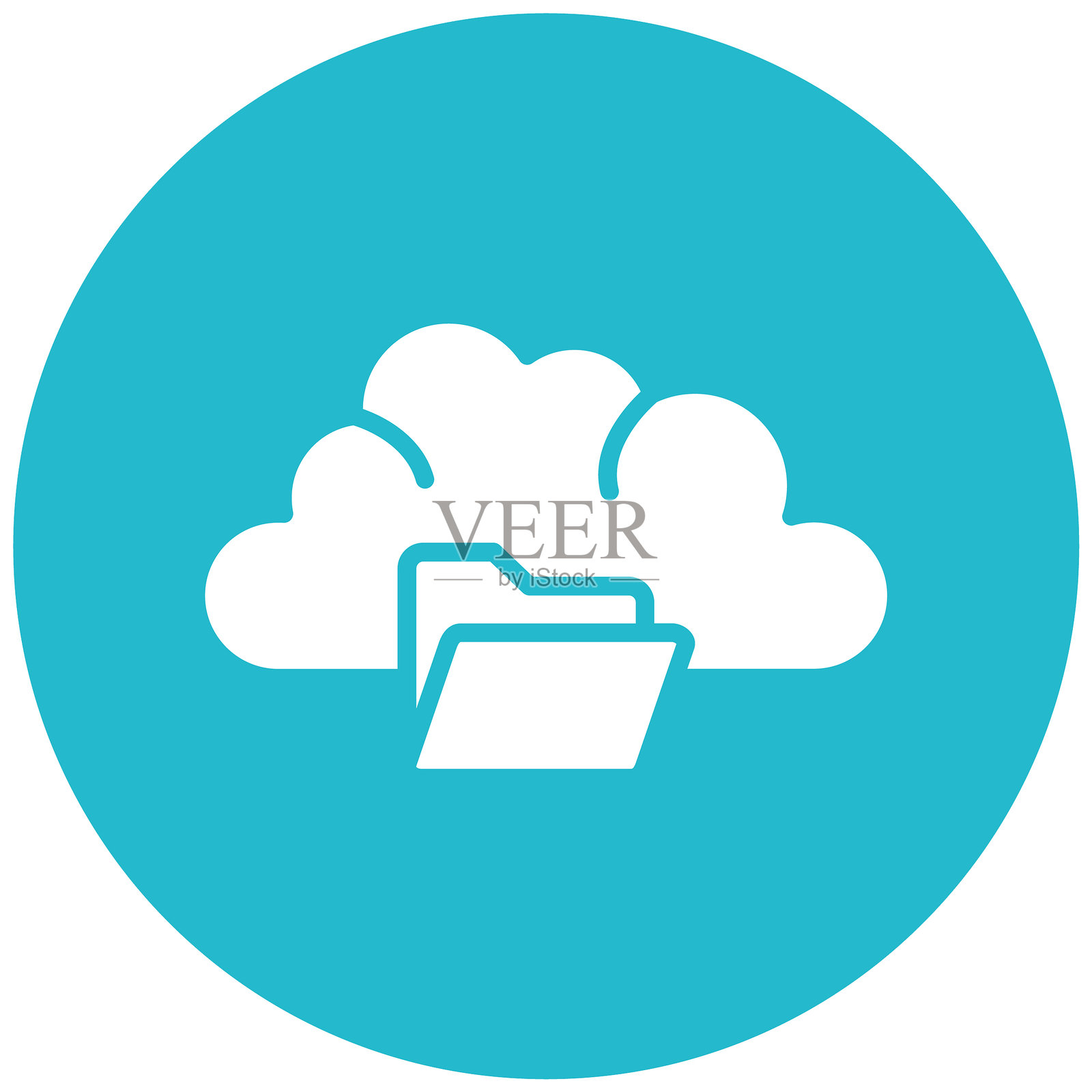 云存储矢量图标插画图片素材