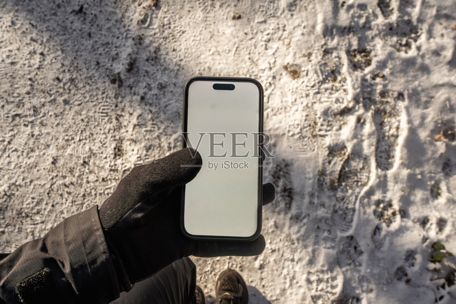 第一人称视角的手机模型照片摄影图片