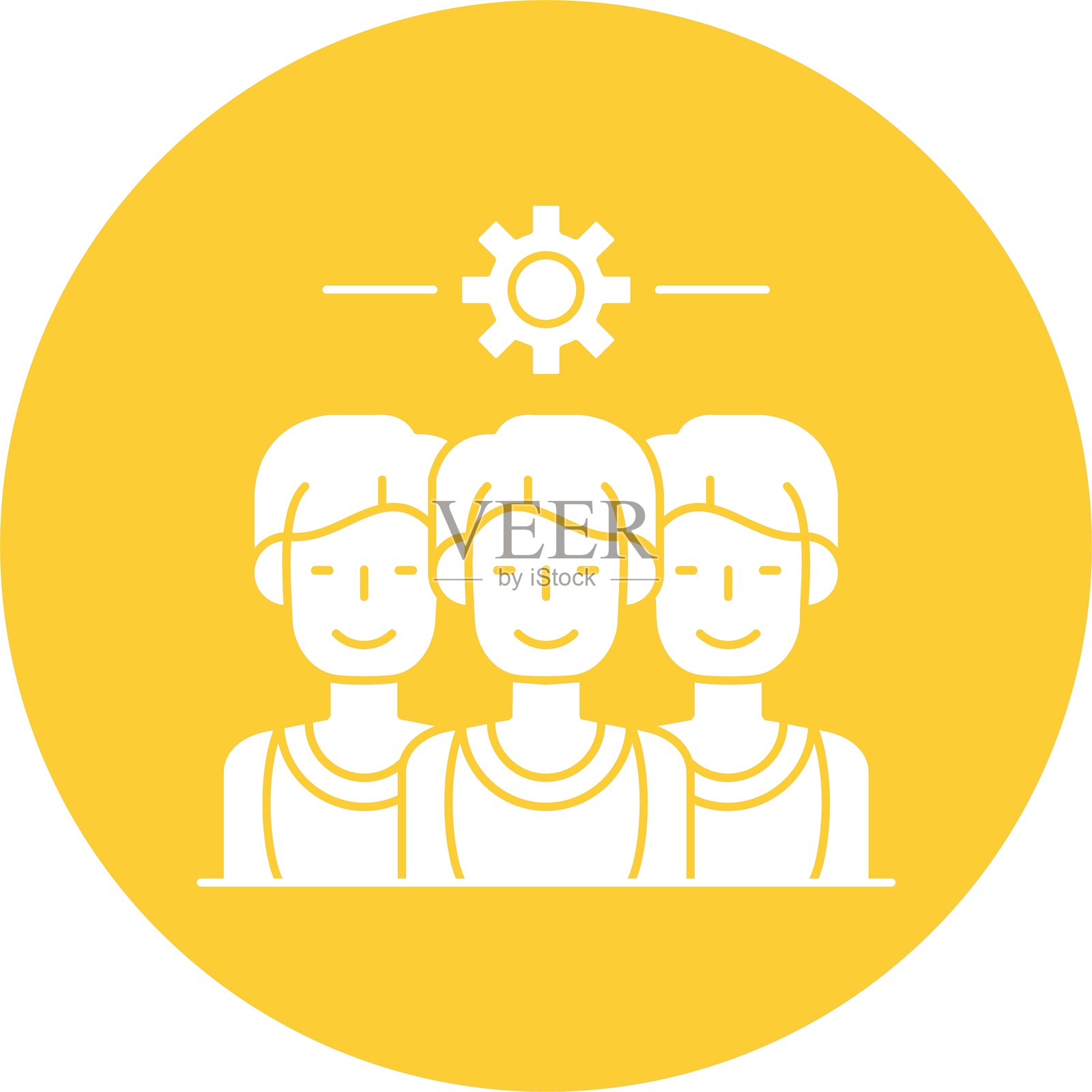 团队图标矢量元素插画图片素材