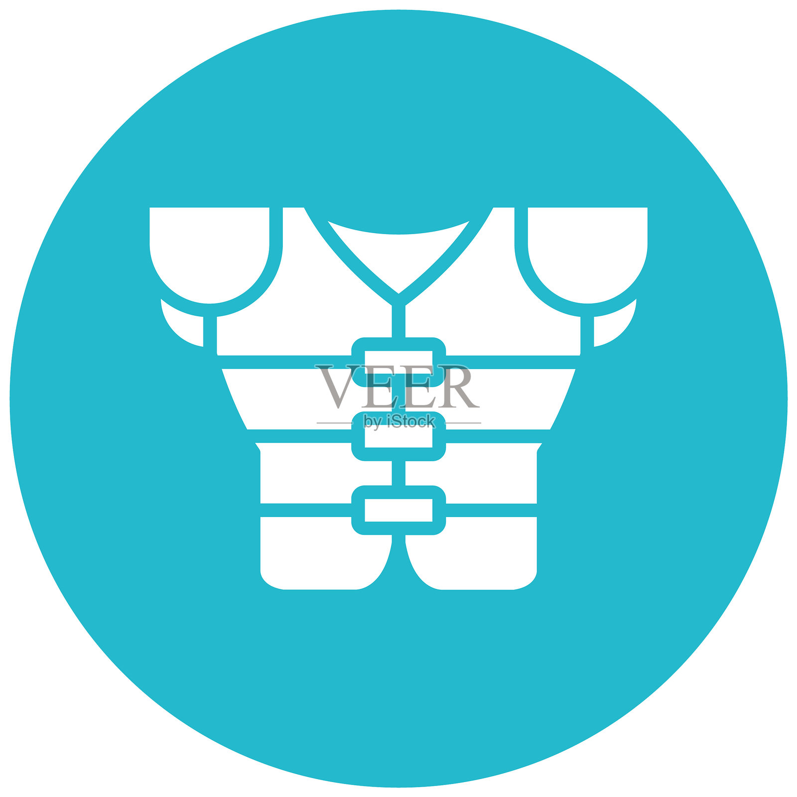 肩垫矢量图标插画图片素材