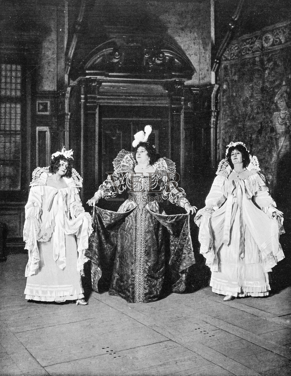 灰姑娘(童话剧)插画图片素材