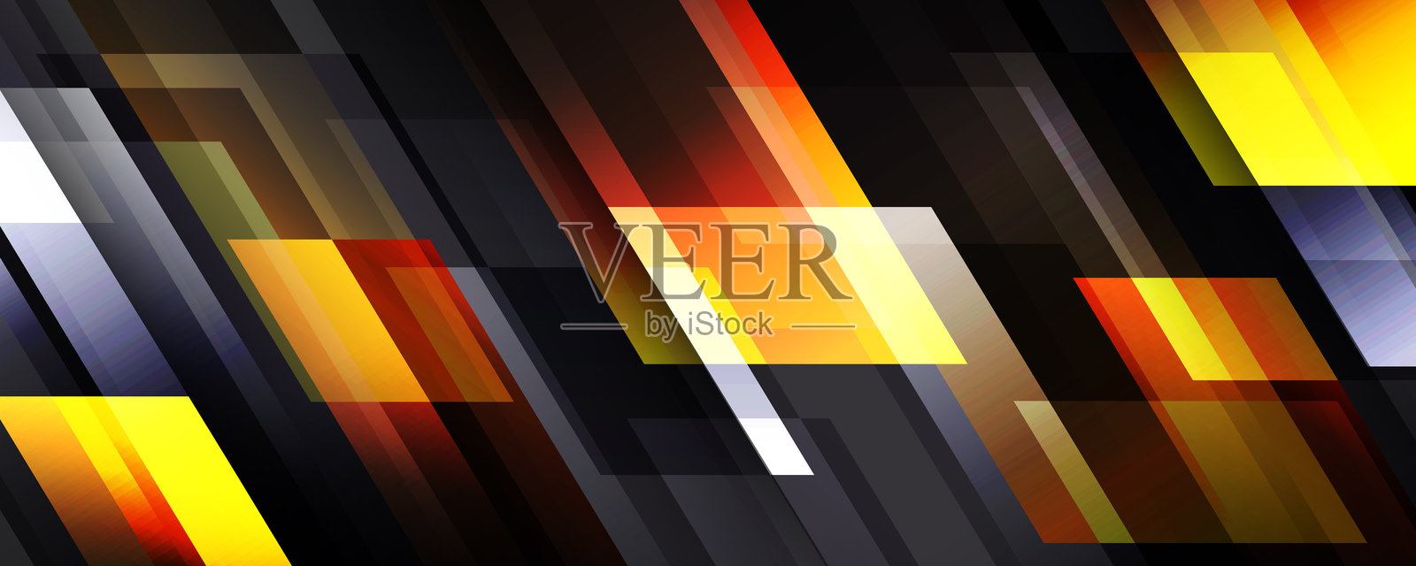深邃空间叠加黑色橙色线条的科技感抽象背景,带有斜向效果装饰。现代图形设计元素,汽车风格概念,适用于网页横幅、传单、卡片或宣传册封面插画图片素材