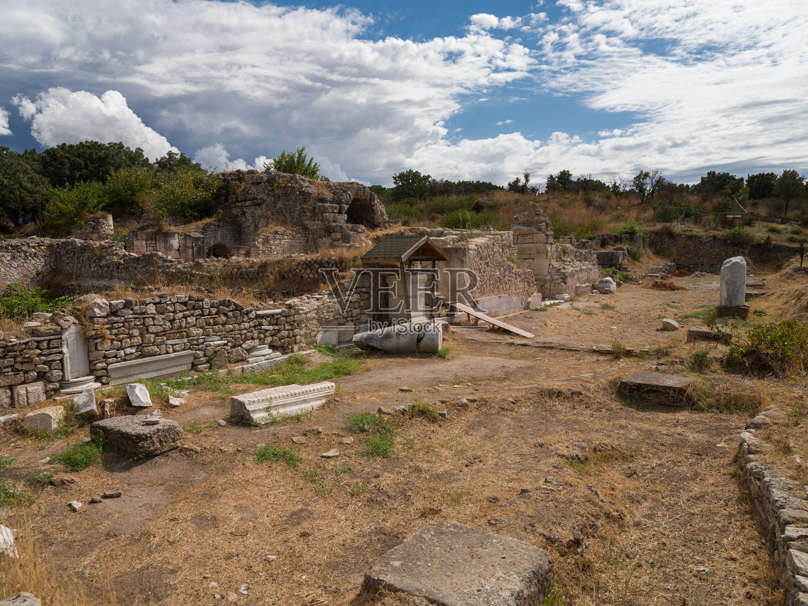 亚历山大特洛阿斯古城照片摄影图片