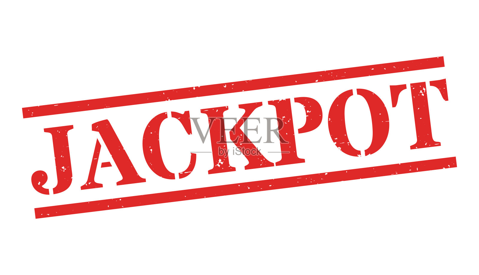 头奖 - 红色橡胶印章,背景空白插画图片素材