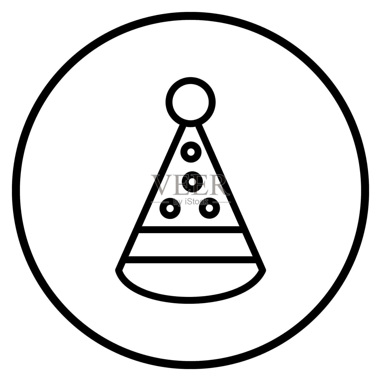 矢量设计部分帽子图标风格插画图片素材