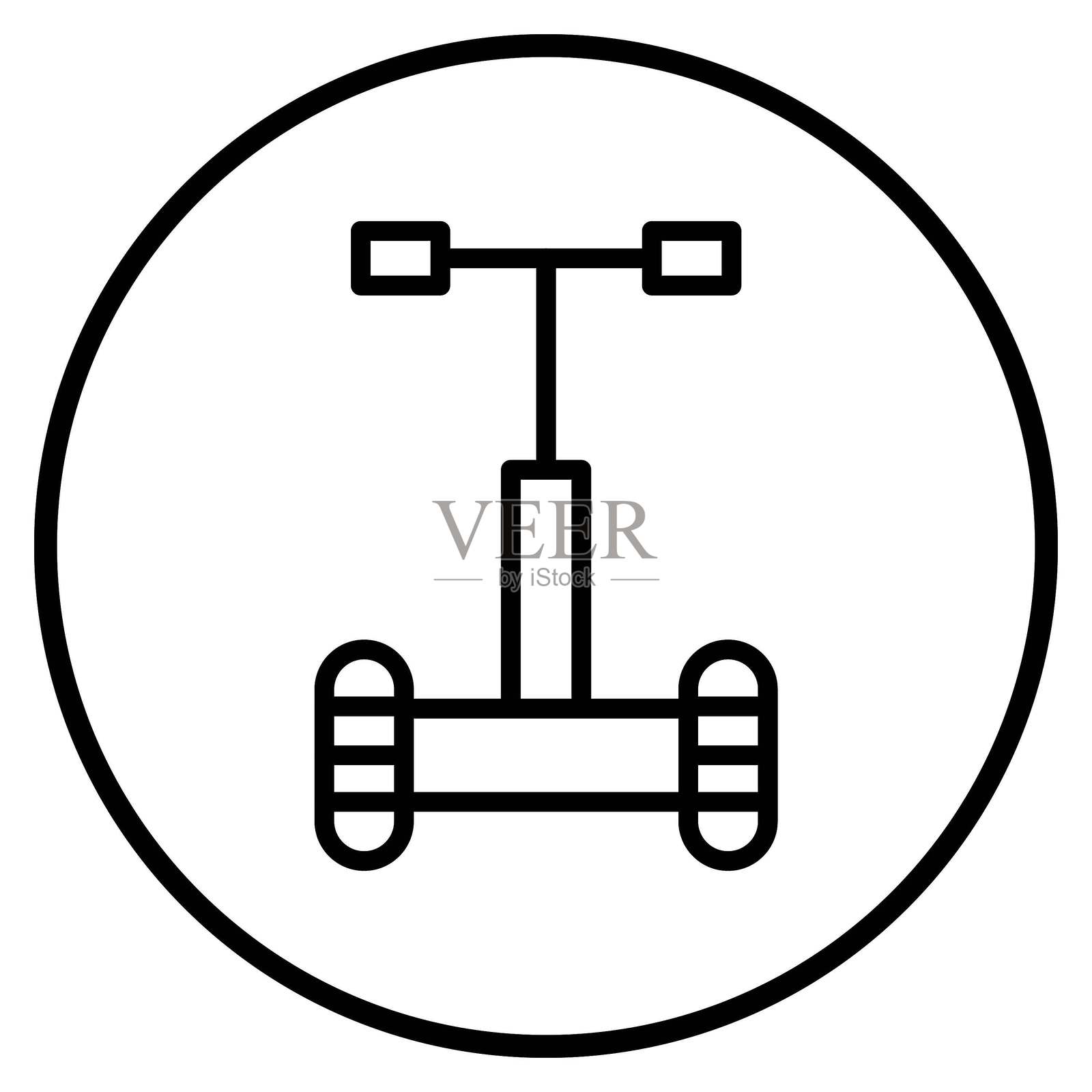 矢量设计赛格威之旅图标风格插画图片素材