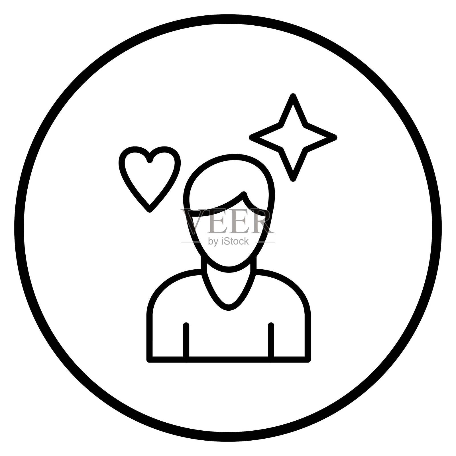 矢量设计妄想图标风格插画图片素材