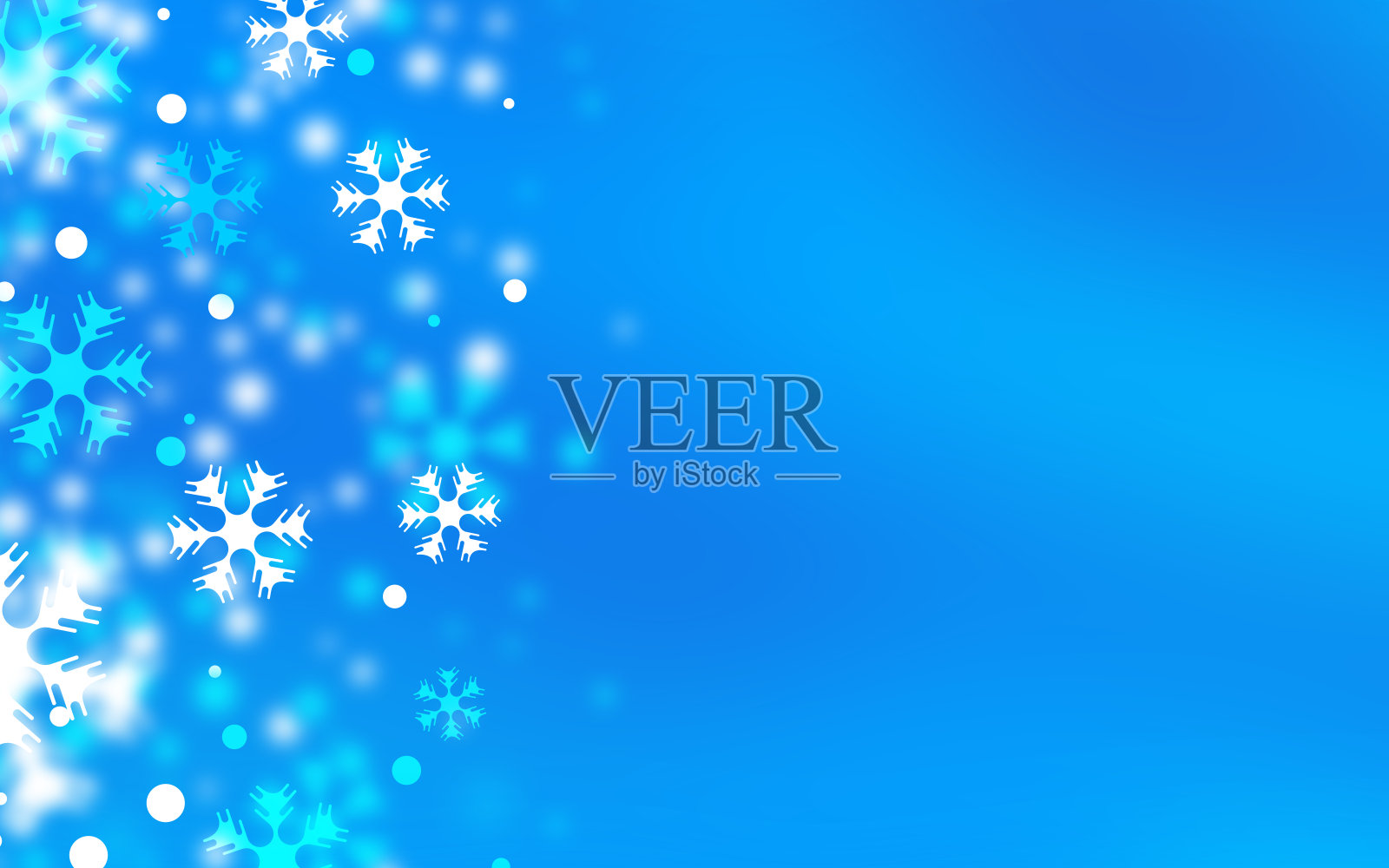 雪花雪假日蓝色现代形状纹理抽象图案背景插画图片素材