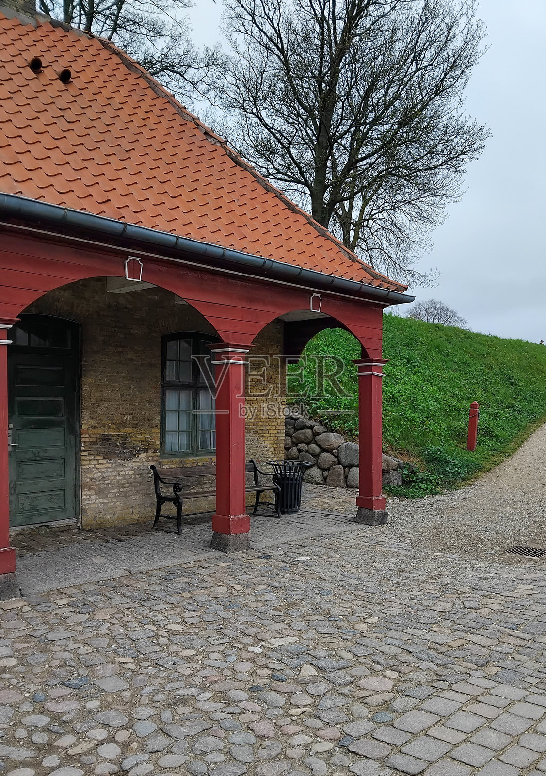 哥本哈根美丽的古堡照片摄影图片