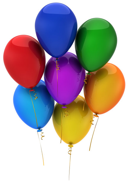 派对气球生日快乐装饰多色图片 派对气球生日快乐装饰多色图片下载