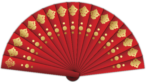红色的粉丝图片 红色的粉丝图片下载