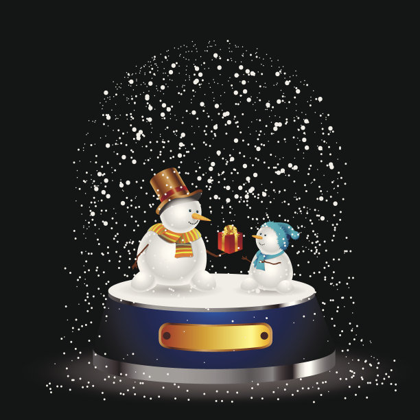 里面有雪花的球形玻璃器图片 里面有雪花的球形玻璃器图片下载