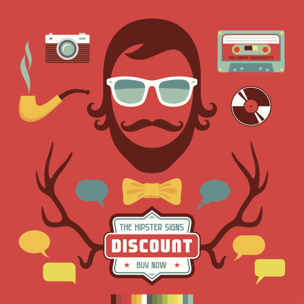 潮人标志的元素图片 潮人标志的元素图片下载