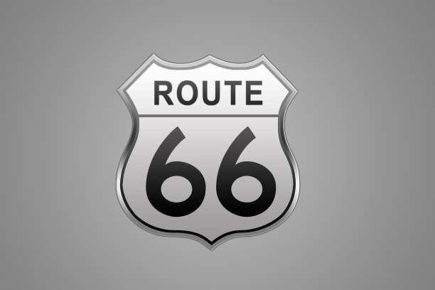 66号公路光滑路牌。图片 66号公路光滑路牌。图片下载