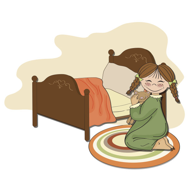 小女孩正准备睡觉图片 小女孩正准备睡觉图片下载