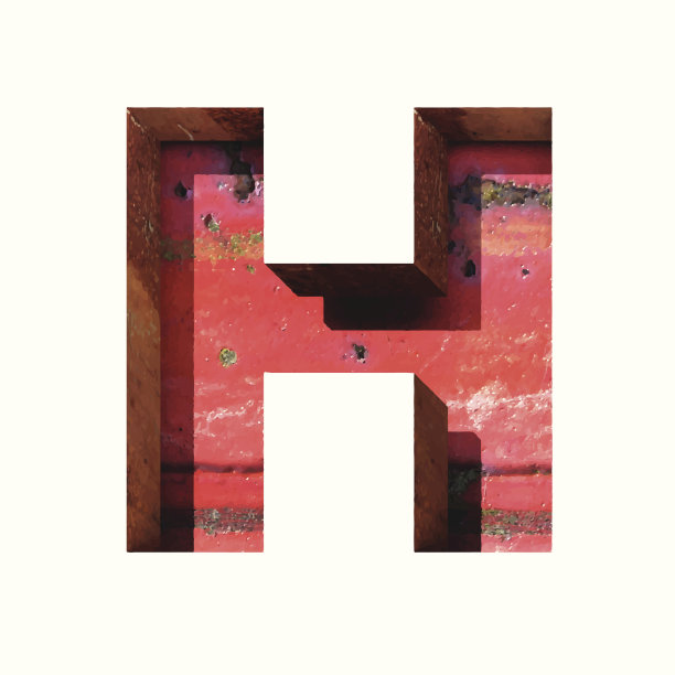 矢量金属切割图形h.粘贴到任何背景图片 矢量金属切割图形h.粘贴到任何背景图片下载