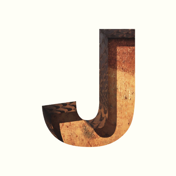矢量金属切割图形j.粘贴到任何背景图片 矢量金属切割图形j.粘贴到任何背景图片下载