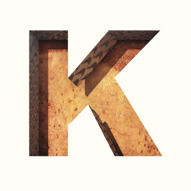 矢量金属切割图形k.粘贴到任何背景图片 矢量金属切割图形k.粘贴到任何背景图片下载