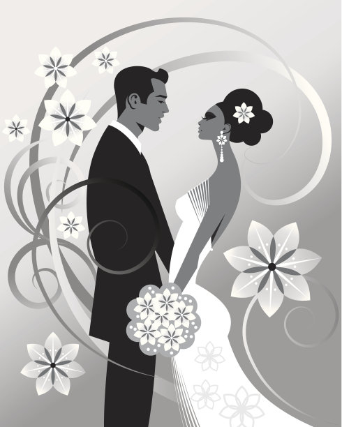 婚礼的夫妇图片 婚礼的夫妇图片下载