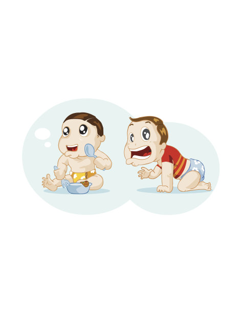 两个可爱的婴儿图片 两个可爱的婴儿图片下载