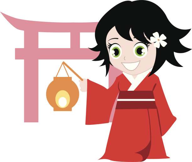 红色和服图片 红色和服图片下载