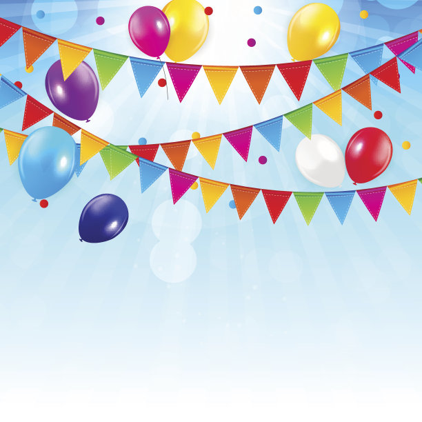 彩色气球背景,矢量插图图片 彩色气球背景,矢量插图图片下载